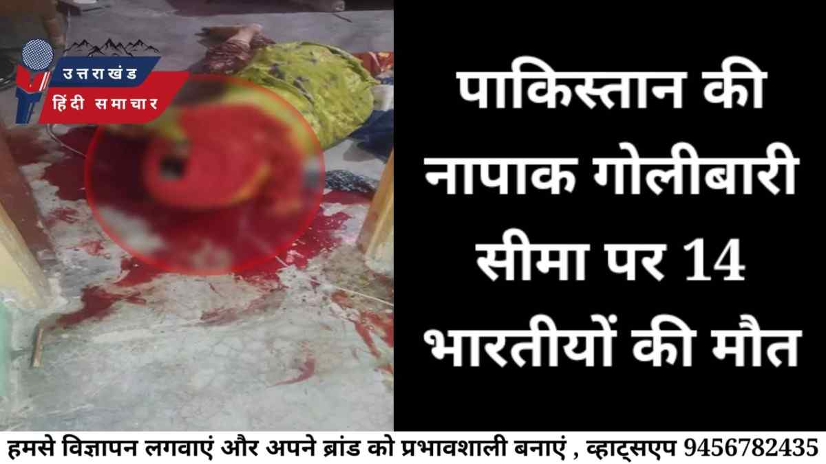 बड़ी खबर : सीमा पर नापाक ने किया हमला , 14 भारतीयों की मौत