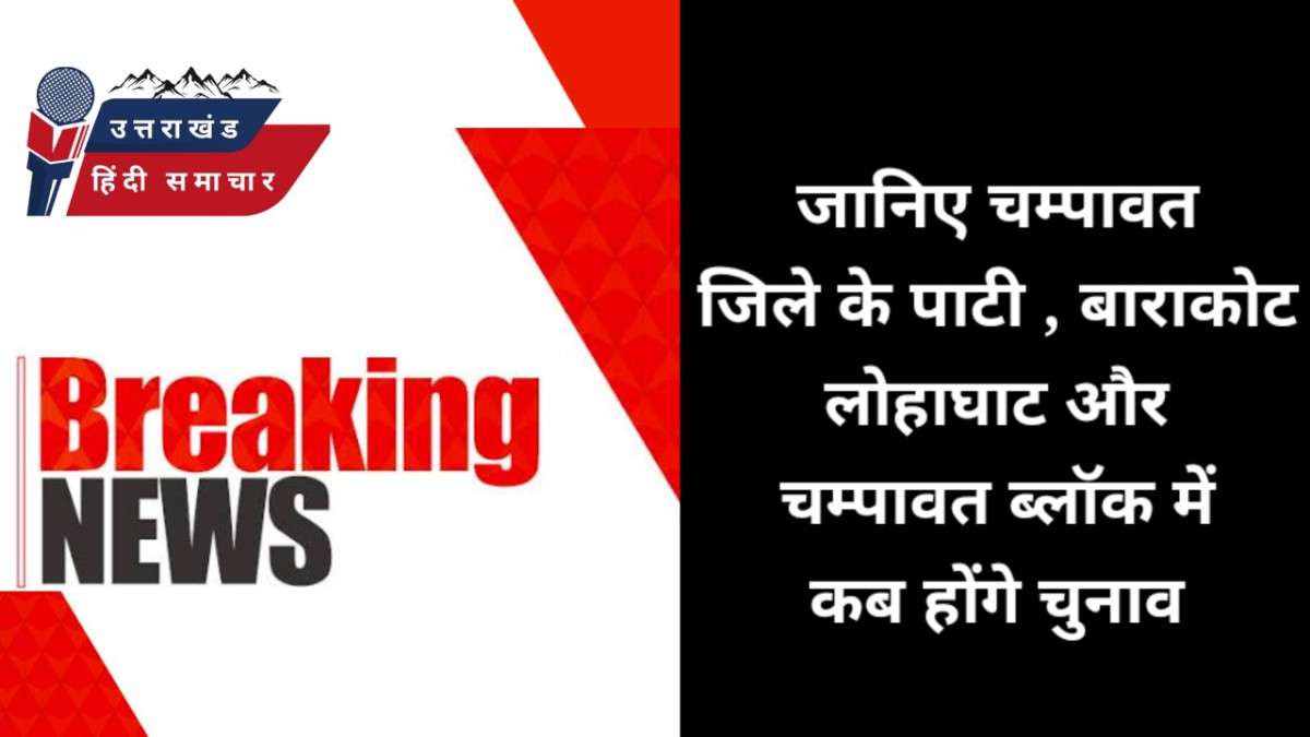 चुनावी चकल्लस : जानिए , चम्पावत जिले के किस ब्लॉक में कब होंगे चुनाव