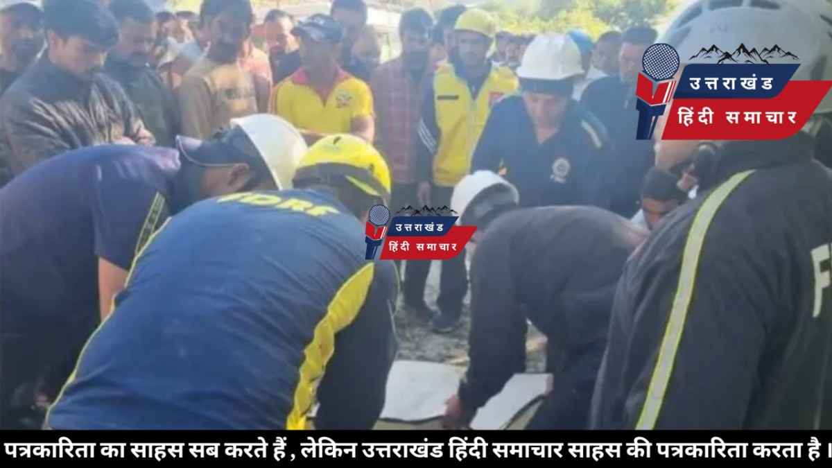 हादसा : 100 मीटर गहरी खाई में गिरा डंपर , चालक की मौके पर मौत