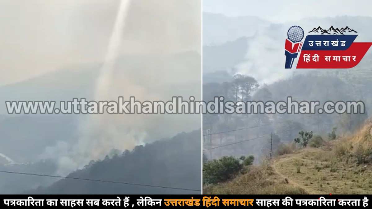 फिर धधके जंगल : भीषण दावानल से सेब-बगीचे राख , ग्रामीणों की छानियां जलकर खाक