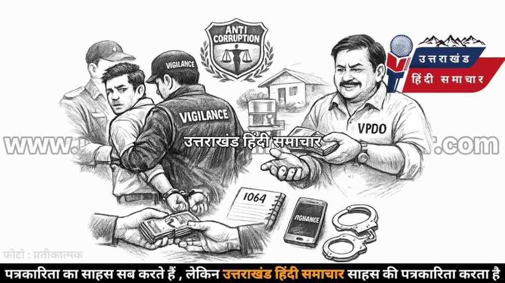 बड़ी खबर : 20 हजार की घूस लेते ही विजिलेंस के हत्थे चढ़ा JE , अब VPDO पर भी शिकंजा